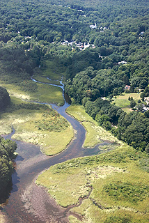 Chester from the air